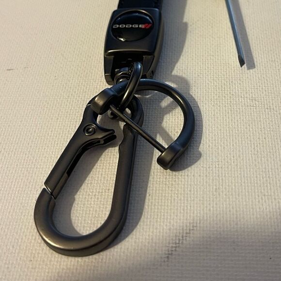 Dodge Challenger fob keychain in black NWT - Picture 3 of 5